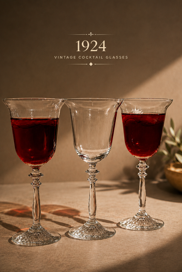 1924 Vintage Cocktail Glasses