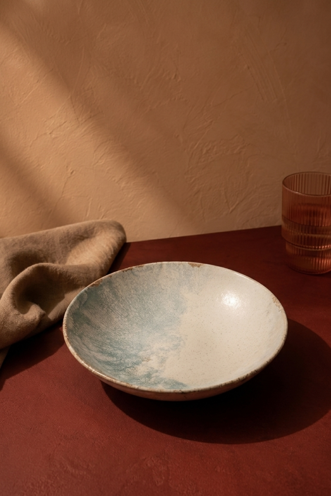 Playa Ceramic Wide Serving Bowl