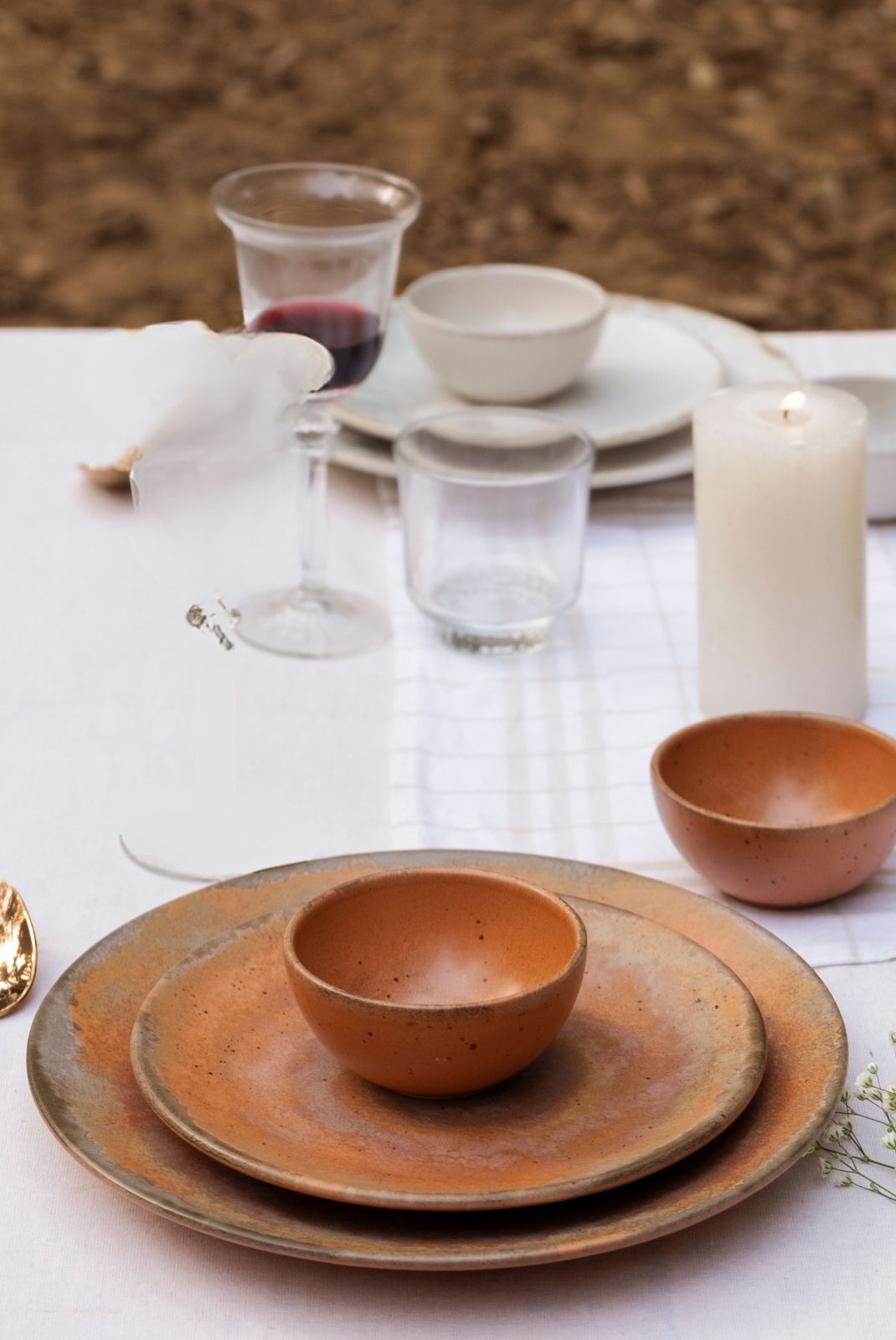 Ethereal Ceramic Dinner set