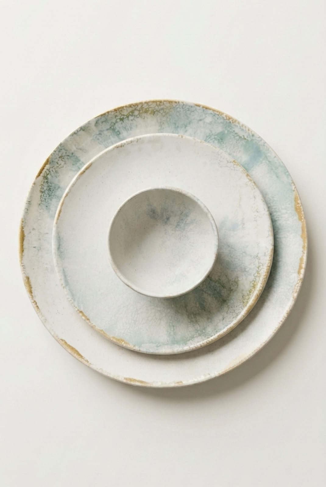 Playa Blue Ceramic Dinner Set
