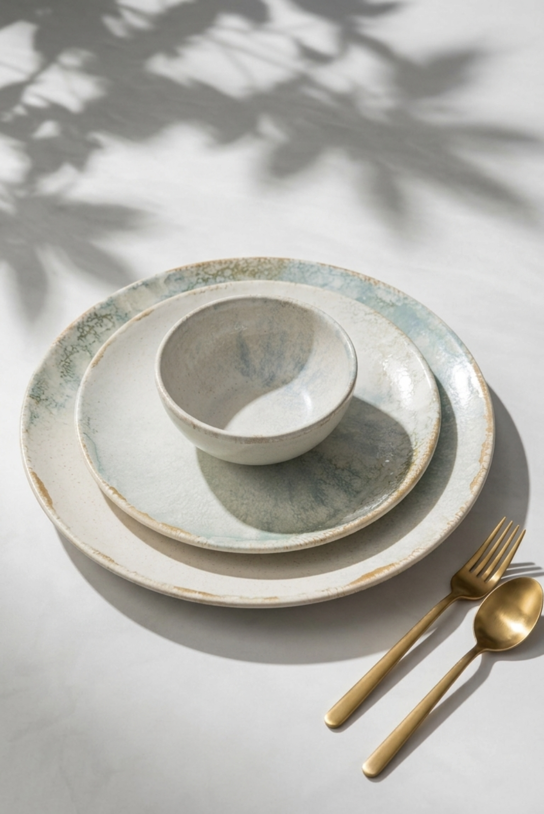 Playa Blue Ceramic Dinner Set