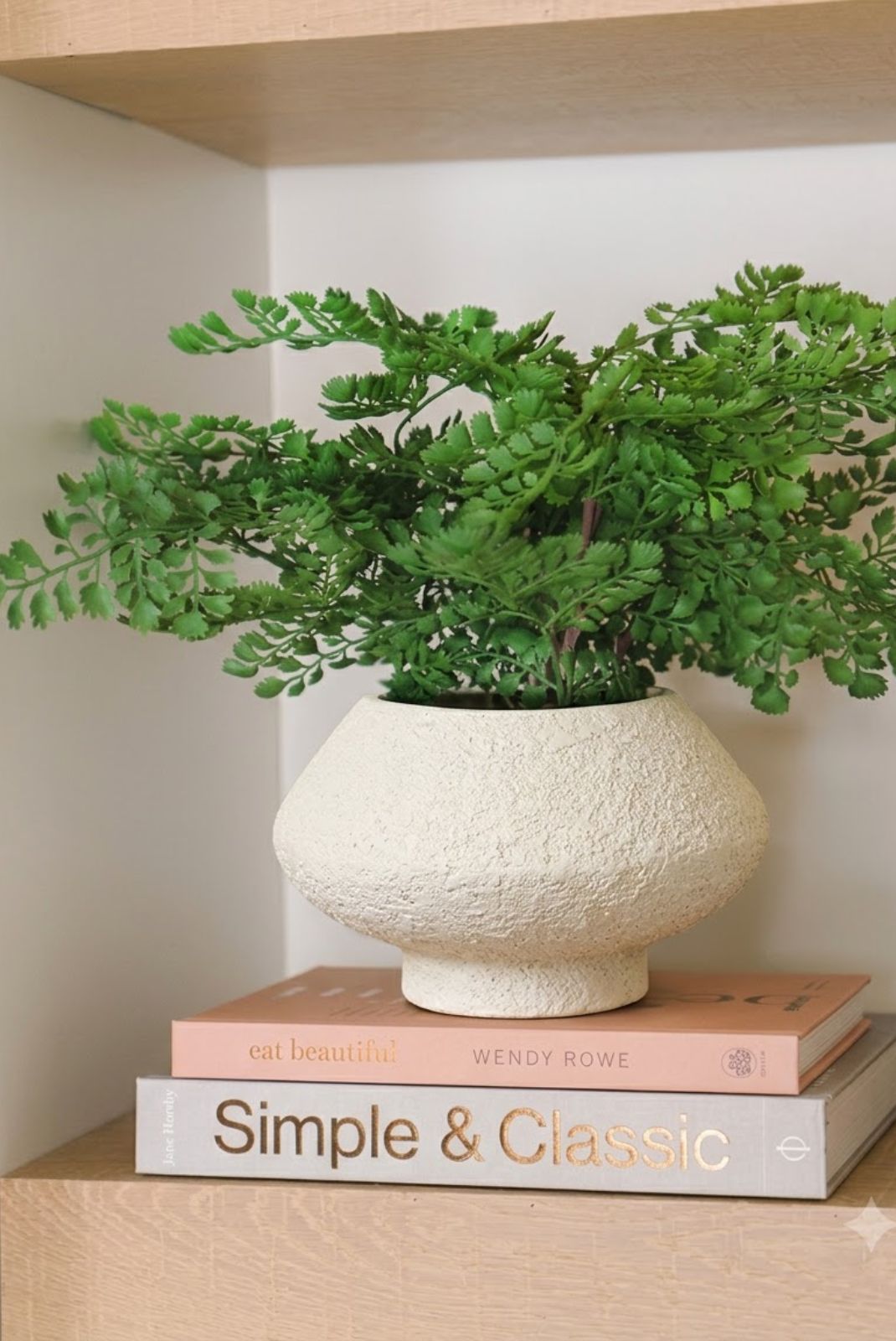 Chalk Textured Ivory Vase