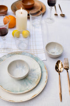 Playa Blue Ceramic Dinner Set