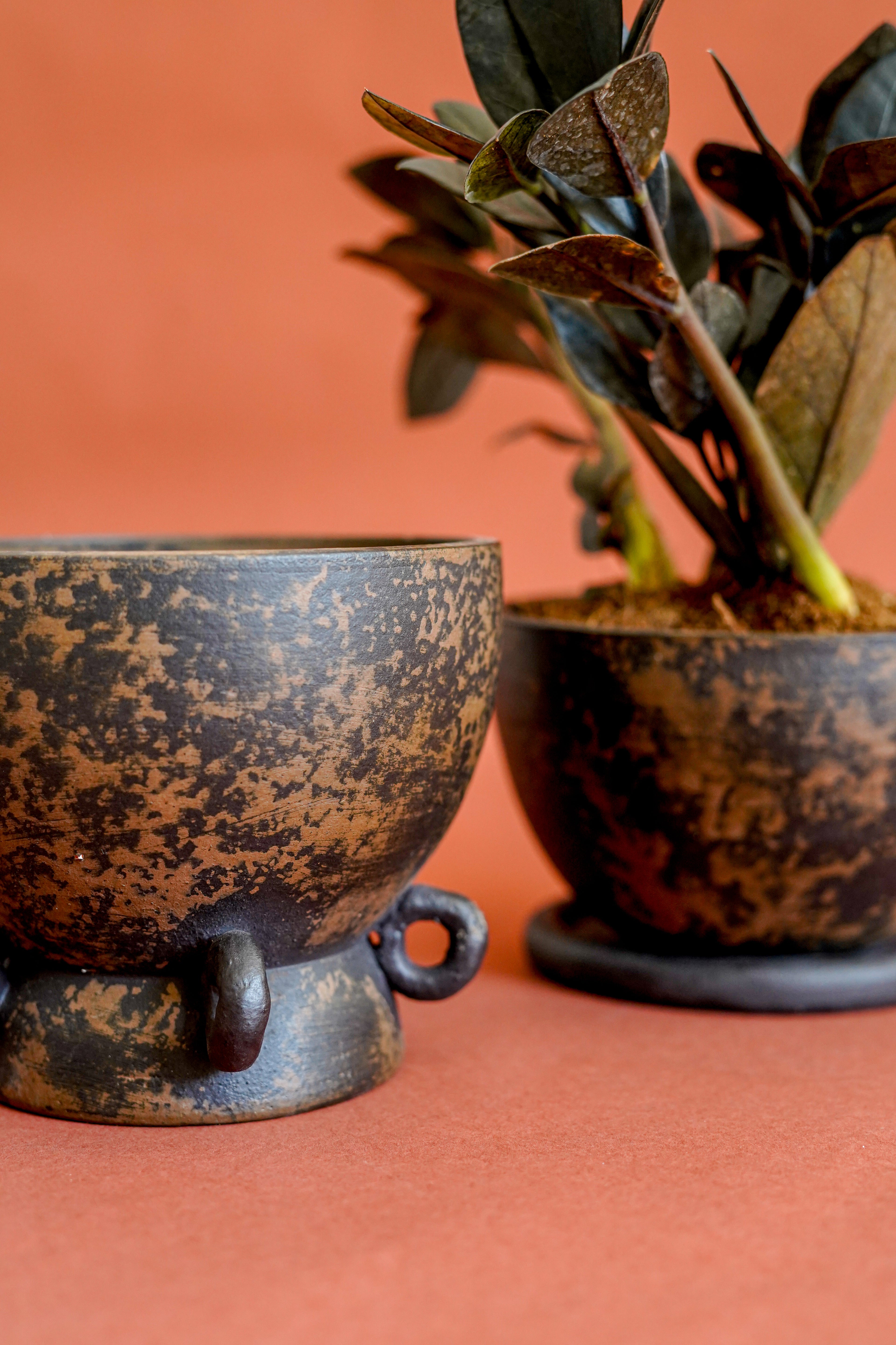 Clay Cop Mini Indoor Planter