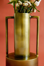 Audacia Metal Vase with Handles