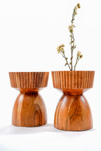 Virah Wood Vase