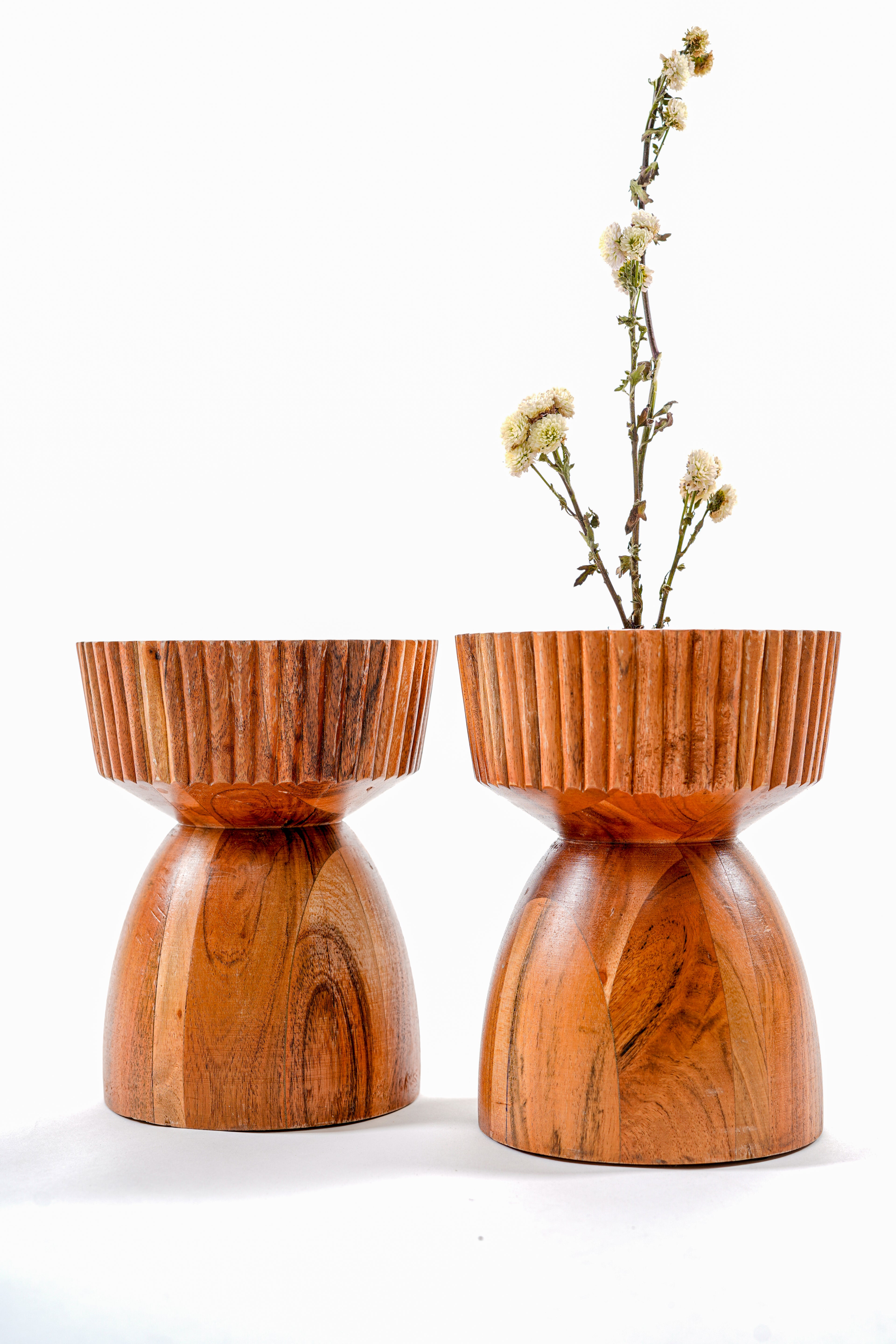 Virah Wood Vase