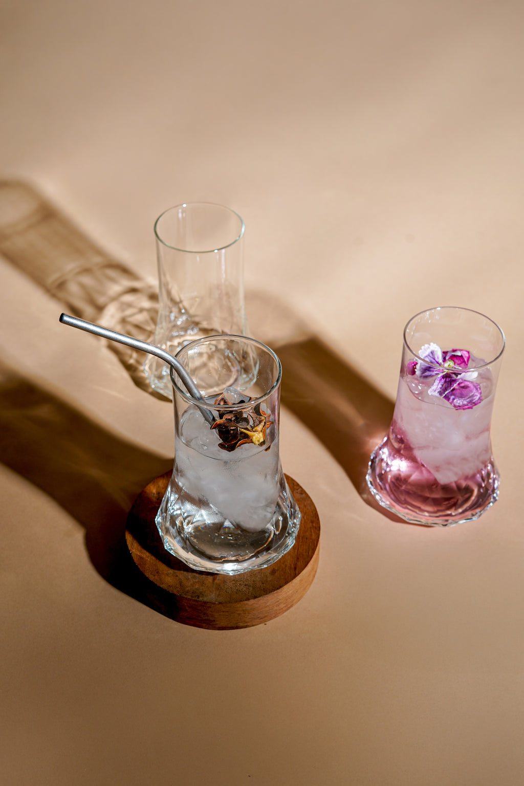 Divergence Textured Drinking Glass