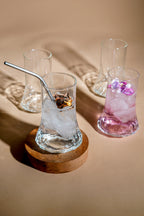 Divergence Textured Drinking Glass