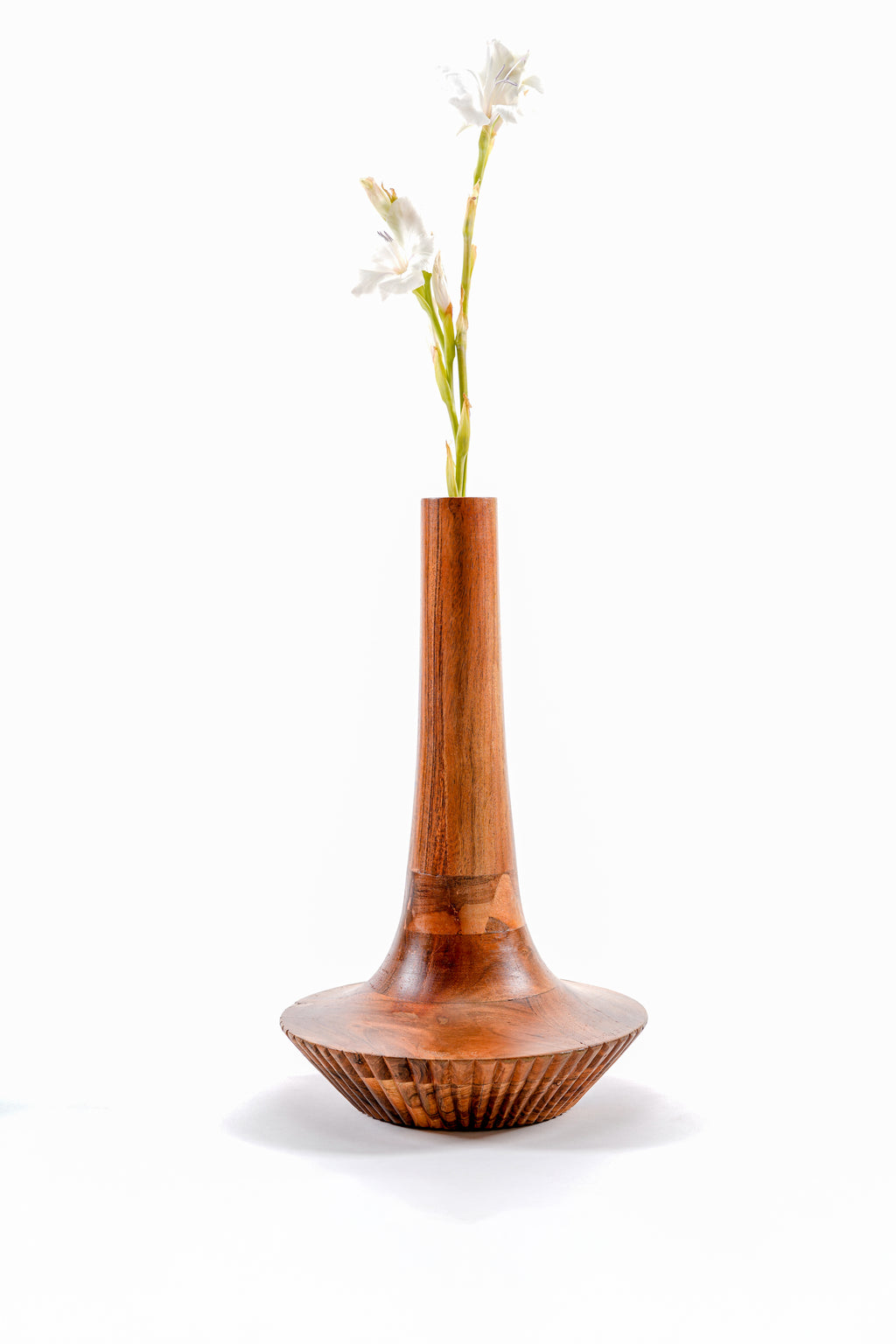 Tvara Tall Wooden Vase