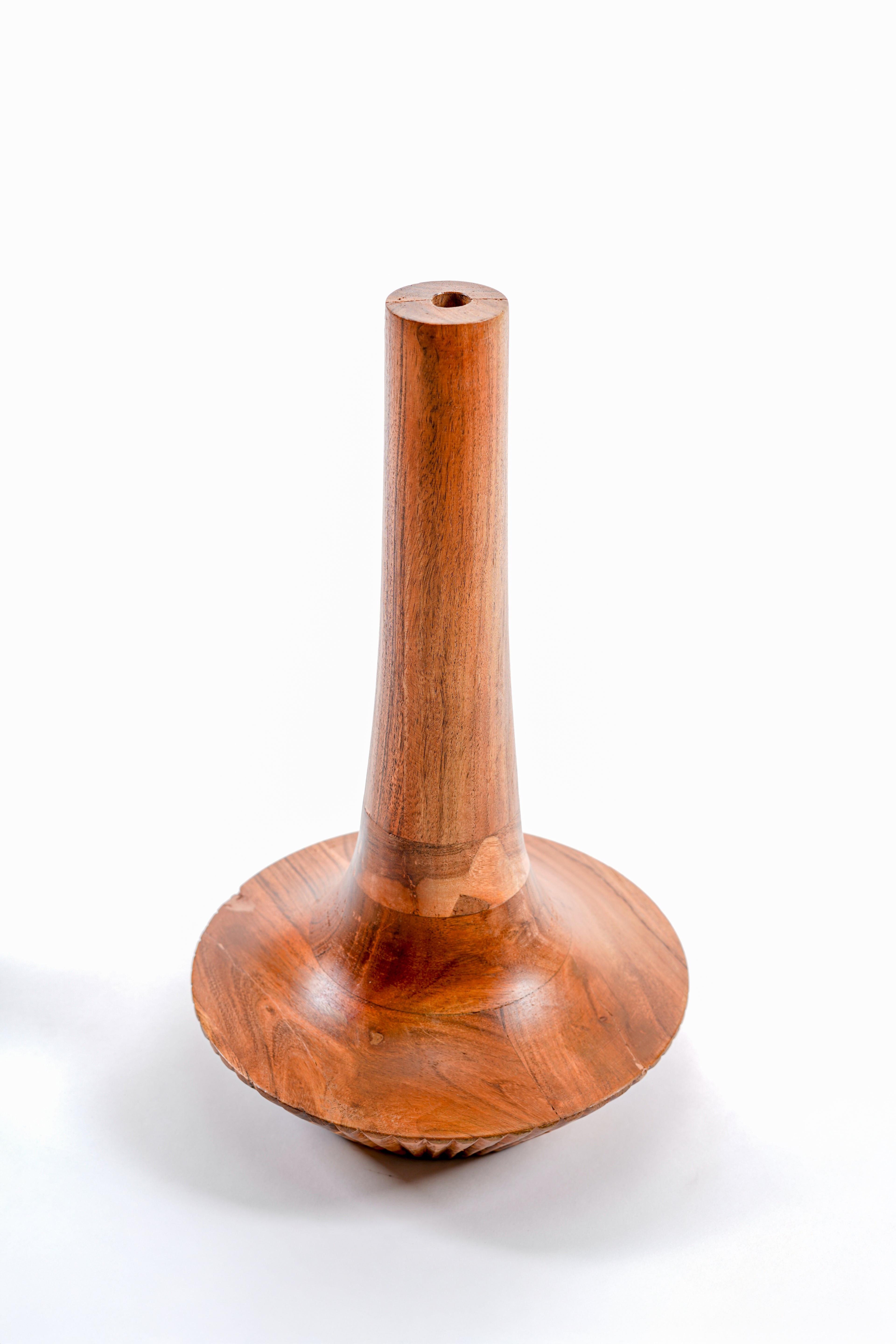 Tvara Tall Wooden Vase