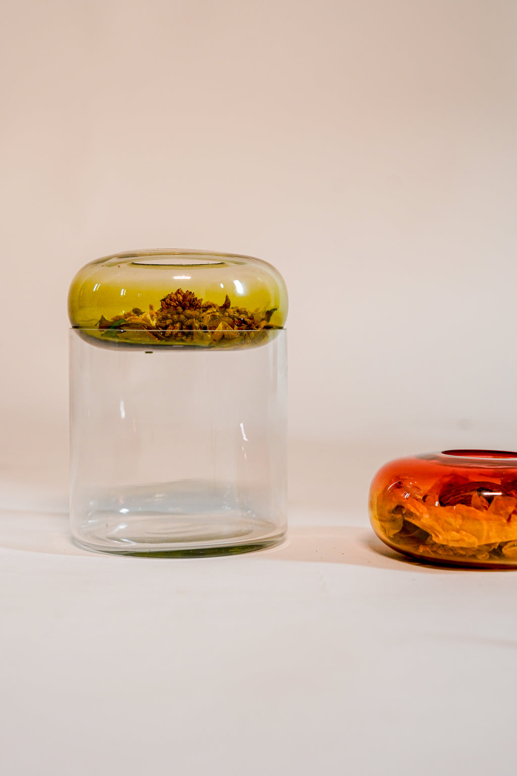 Bubble Glass Vase Set