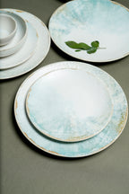 Playa Blue Ceramic Dinner Set