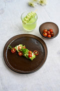 Varanya Brown Dinner Set (Bowl + Plate)