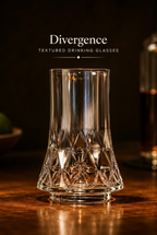 Divergence Textured Drinking Glasses
