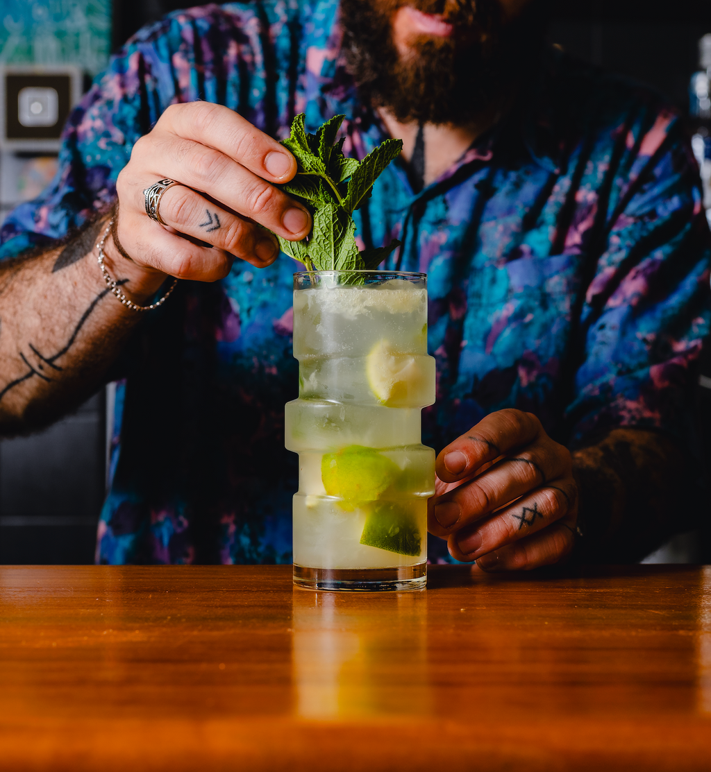 Glitch Highball Glass